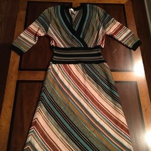 Reserved M Missoni multi color open knit dress 4